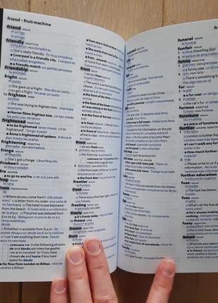 Сollins spanish dictionary іспано-англійський англо-іспанський словник5 фото