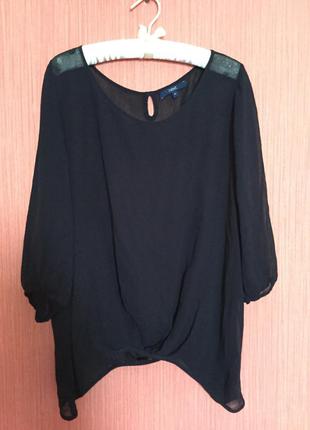 Легка синя блуза