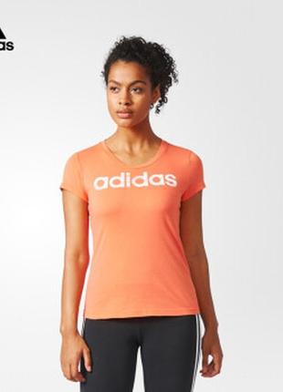 Adidas essentials slim женская футболка р l оригинал