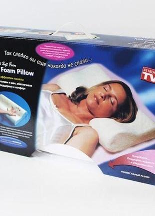 ❤️ортопедическая подушка для сна memory pillow с памятью1 фото