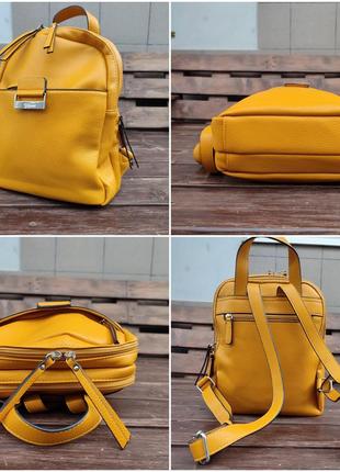 Рюкзак gerry weber talk different ii backpack yellow стильний рюкзак8 фото