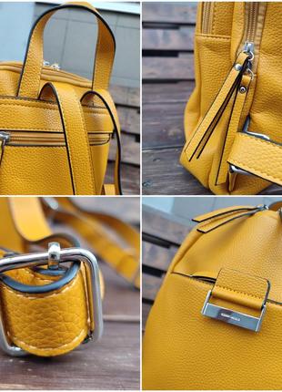 Рюкзак gerry weber talk different ii backpack yellow стильний рюкзак9 фото