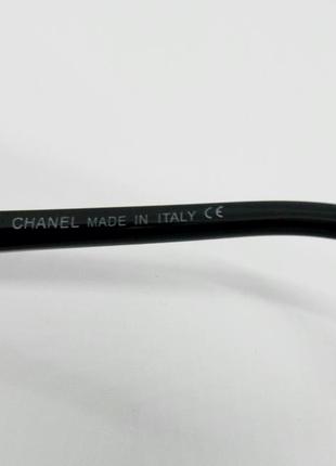 Chanel модные женские солнцезащитные очки узкие овальные бордовые с градиентом6 фото