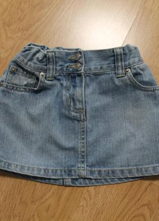 Симпатична джинсова спідничка2 фото