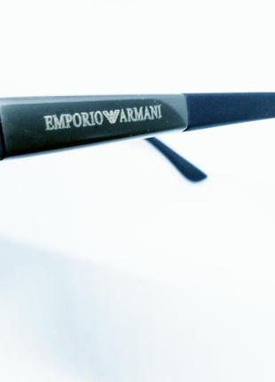 Emporio armani стильные мужские солнцезащитные очки синие матовые9 фото