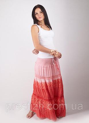 Рожева, бавовняна спідниця, сукня, сарафан