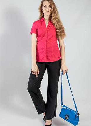 Рубашка женская цветная летняя короткий рукав s.oliver