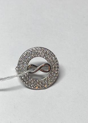 Серебряная брошка
