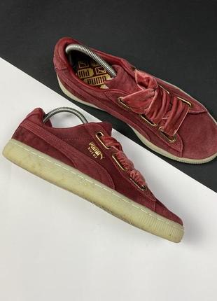 Кроссовки puma suede heart celebrate original кеды замшевые