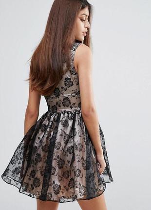 ‼️🔥 распродажа 🔥 платье из органзы с набивным рисунком6 фото