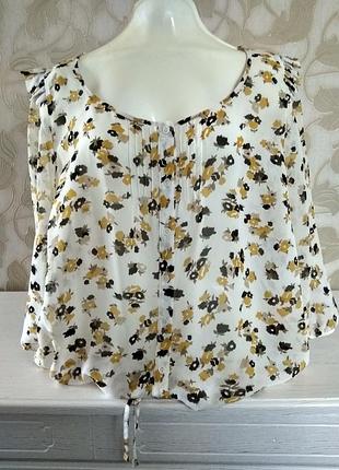 Романтичная блуза в цветы