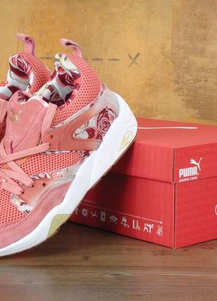Puma trinomic blaze of glory rose жіночі замшеві кросівки пума рожеві