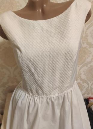 Красивое белое нарядное платье2 фото