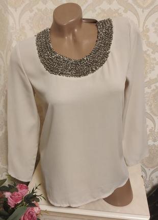 Шикарна шифонова блуза ,ошатна
