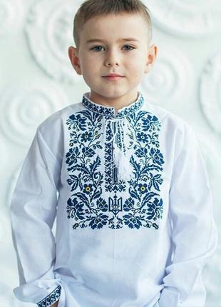 Вишиванка для хлопчика з сокальським узором3 фото