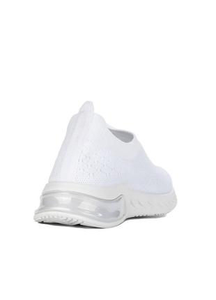 Білі текстильні кросівки без шнурівки кеди мокасини балетки4 фото