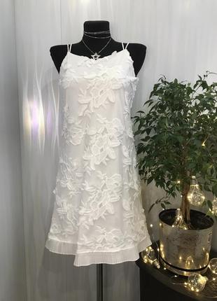 Сукня сарафан біле river island