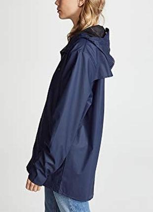 Дождевик водонепроницаемая куртка женская мужская бренд rains 1201 jacket 06 true blue оригинал.2 фото