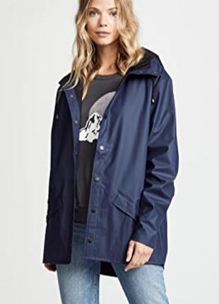 Дощовик водонепроникна куртка жіноча чоловіча бренд rains 1201 jacket 06 true blue оригінал.