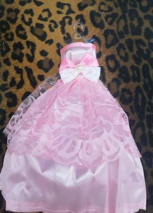 Платье для барби пышное