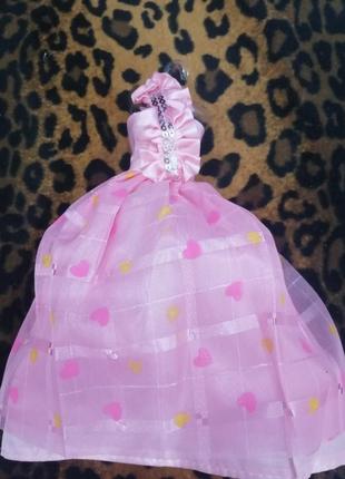 Платье для барби пышное