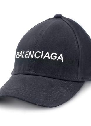 Бейсболка - в стилі balenciaga (чорна)