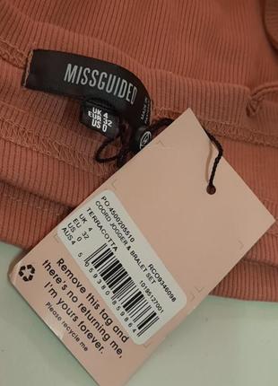 Брендова  нова майка топ р.32 / 4 від missguided в рубчик5 фото