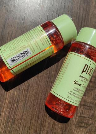 Pixi skintreats отшелушивающий тоник с гликолевой кослотой - glow tonic5 фото