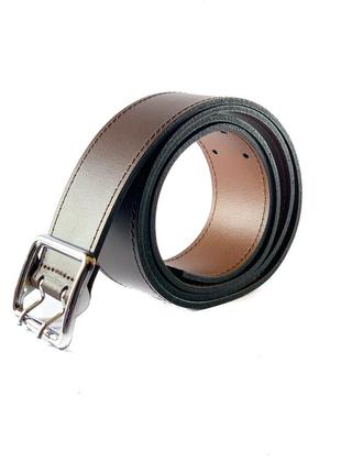 Ремень кожаный мужской коричневый 135/54