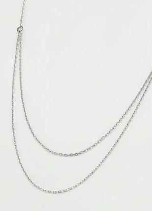 Цепочка xuping 36743, ширина 0,5мм, длина 42+3см, позолота бз