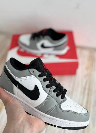 Чоловічі шкіряні кросівки nike air jordan #найк