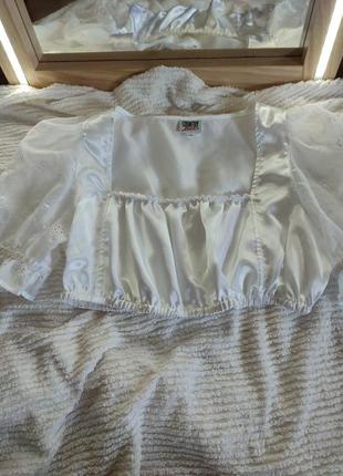 Топ,блуза від country line білого кольору2 фото