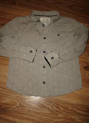 Matalan рубашка на 6 лет , 100% котон