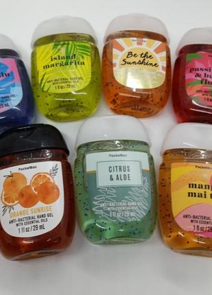 Набо из 5 гелей для рук sanitizer bath and body works