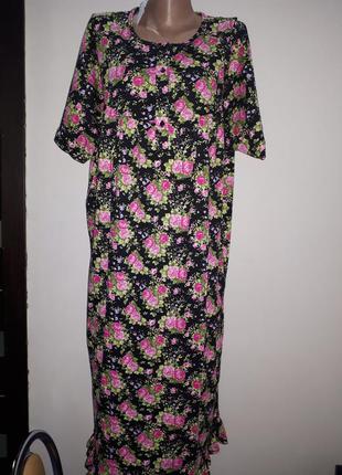 Р xl made in turkey коттон нове домашнє плаття або нічна сорочка