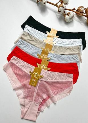 Трусы женские бразилиана 10413 - 6 шт