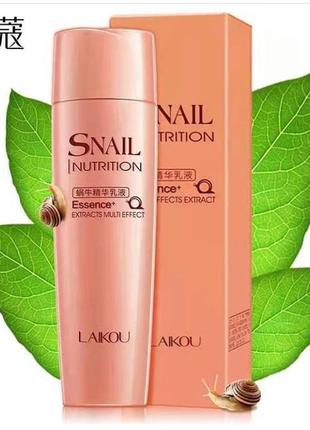 Лосьон для лица с фильтратом слизи улитки laikou snail essence extract lotion, 130мл