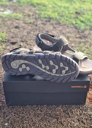 Мужские сандалии merrell sandspur lee backstrap оригинал. натуральная кожа.10 фото