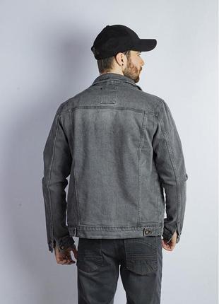 Мужская джинсовая куртка4 фото