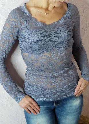 Кружевная водолазка