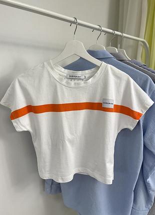 Біла хлопкова calvin klein