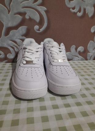 Женские кроссовки nike air force 1 low белые