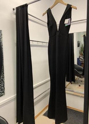 Чорне плаття максі missguided6 фото