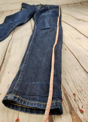 Чоловічі завужені джинси сині topman stretch skinny fit8 фото