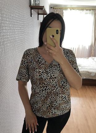 Лео блузка блуза принт