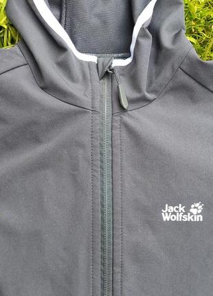 Красива жіноча куртка, вітровка jack wolfskin flexshield3 фото