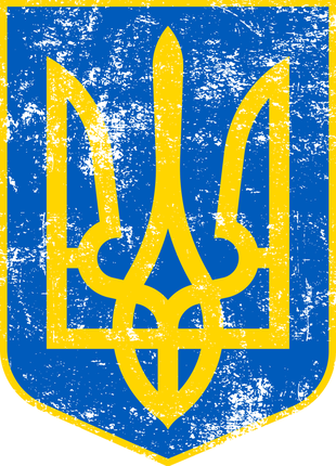 Кепка унисекс с патриотическим принтом классический герб украины трезубец3 фото