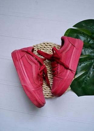 Кеды vans крассные 19.5см