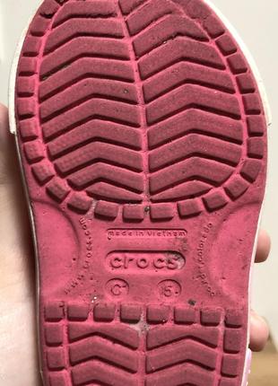 Crocs c5 для дівчинки4 фото