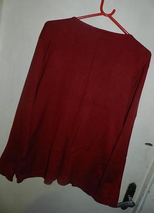 Красивая,трикотажная блузка-джемпер с пайетками и бисером,большого размера,cacanelle